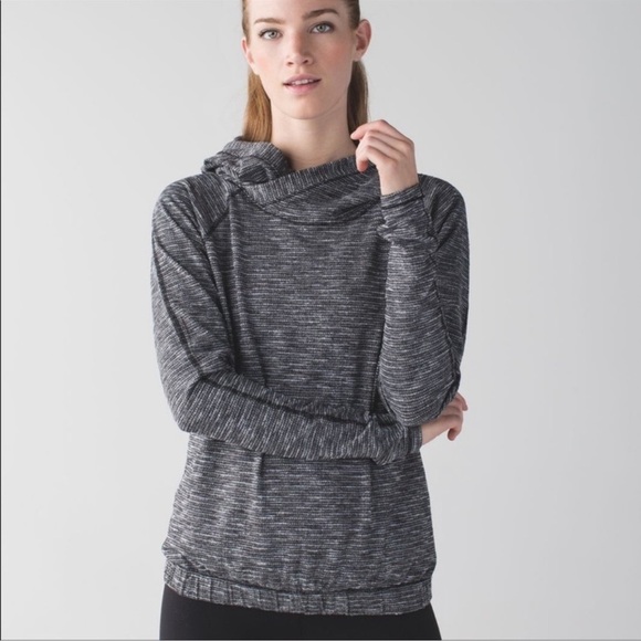 lululemon athletica Tops - Lululemon Healthy Heart Pullover-Coco Pique Black